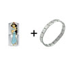 Jasmine Double  Link   Italian   Charm  Bracelet