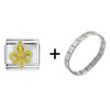  Fleur  De  Lis  Italian Charm Bracelet FBT_X2_CA1009Z_PG_STARTER