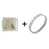  Cinderella  The Glass Slipper Fits Italian Charm Bracelet