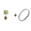 Hansel &amp; Gretel  Gingerbread   House  Italian Charm Bracelet