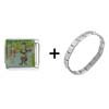 Little Red Riding Hood Wolf Gives Different Directions Combination Italian Charm Bracelet