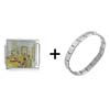 Bible Story The Prodigal Son Italian Charm Bracelet  ... 