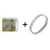 Peter Pan Hook Captures Tink Italian Charm Bracelet