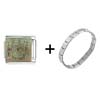 Peter Pan The Redskins Capture The Lost Boys Combination Italian Charm Bracelet