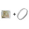  Snow   White  Prince Charming Combination Italian Bracelet