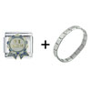 Number One Mom Italian Charm Bracelet