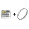  Wedding  Bridesmaid Italian Charm Bracelet