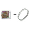  Taurus  Italian Charm Bracelet FBT_X2_V1155Z_PG_STARTER