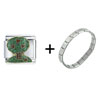 Heart  Tree  Combination  Italian   Charm  Bracelet
