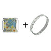  Aquarius  Italian Charm Bracelet FBT_X2_V1169Z_PG_STARTER