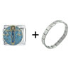  Libra  Italian Charm Bracelet FBT_X2_V1193Z_PG_STARTER