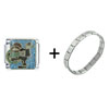  Musical  Clown Italian Charm Bracelet FBT_X2_V1230Z_PG_STARTER
