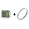 Running Hurdles Combination Italian Charm Bracelet