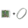 Golf Caddy Italian Charm Bracelet