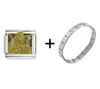  Egyptian  Sphinx Combination Italian Charm Bracelet