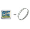  Washington  Monument Italian Charm Bracelet  ... 