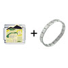 The Great Wall Of China  Italian   Charm  Bracelet