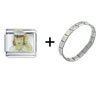  Nurse  And Shot Italian Charm Bracelet