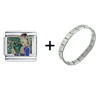  Teacher  And Chalkboard Italian Charm Bracelet