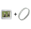  Girls  Clubbing Italian  Charm  Bracelet
