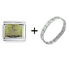 Yoga Italian Charm  Bracelet  FBT_X2_V1407Z_PG_STARTER