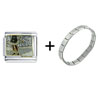 Winter  Fashion  Outfit  Italian  Charm Bracelet
