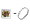 Valentine's Day Gift  Italian   Charm  Bracelet