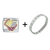  School  Backpack Italian  Charm  Bracelet
