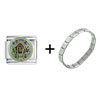  Gingerbread  House Italian Charm Bracelet