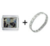Graduation Ceremony Combination Italian Charm Bracelet