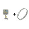 Pug In Massachusetts Italian Charm Bracelet
