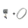 Pug In  Florida  Combination Italian Charm Bracelet