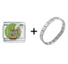 Gardening Tools Combination Italian  Charm  Bracelet