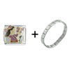 Girl Catching A Butterfly Italian  Charm  Bracelet