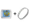 Baby Libra Italian  Charm  Bracelet