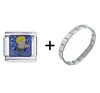 Baby Sagittarius Italian  Charm   Bracelet 