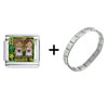 Baby  Gemini  Italian Charm Bracelet