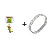 Grinch With  Christmas   Stocking  Italian Charm Bracelet