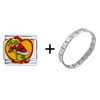 Grinch Stealing  Christmas   Italian   Charm  Bracelet