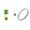Grinch With Christmas Wreath Dangle Combination Italian Charm  ... 