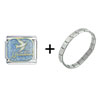 Hannukah Italian Charm Bracelet