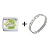 Karate  Boy   Italian   Charm  Bracelet
