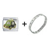 Taxi  Car   Italian   Charm  Bracelet