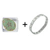  Floral  Easter Egg Italian Charm Bracelet