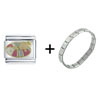 Water Girl Italian Charm Bracelet