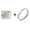 Oranda  Fish   Italian   Charm  Bracelet FBT_X2_V545Z_PG_STARTER