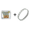 Mouse Has The Cheese Italian  Charm  Bracelet