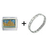 Sydney Opera House Italian Charm Bracelet