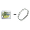  Tropical  Beach Italian Charm Bracelet