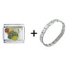 Toy Keyring Italian Charm Bracelet
